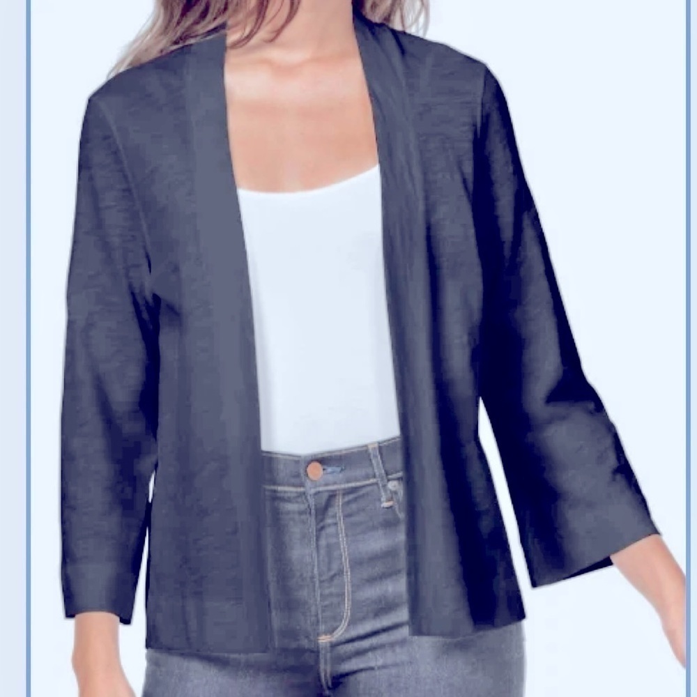 TAHARI Arthur S. Levine Blue Opened blazers sz 6